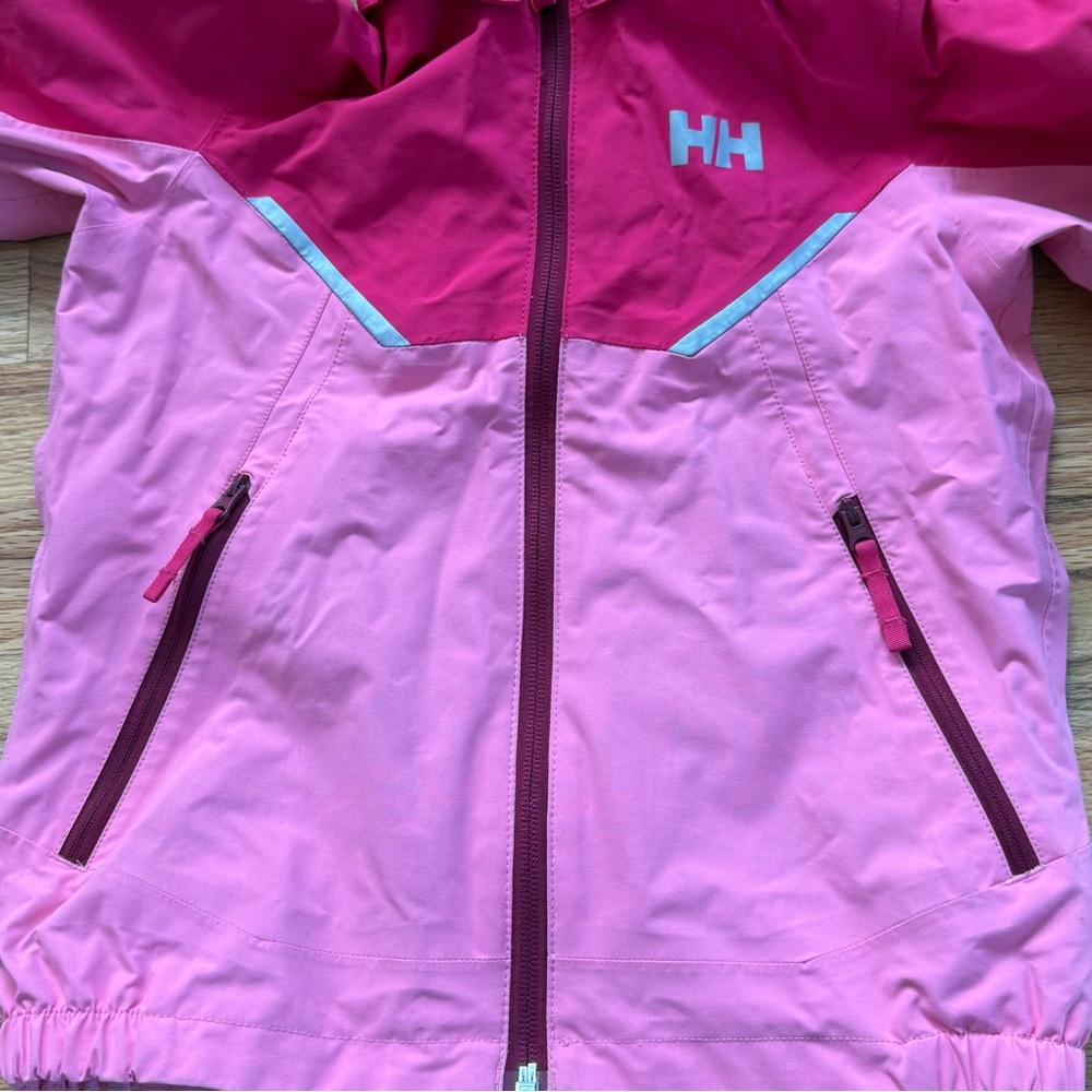 Helly Hansen Kids Two-Tone Pink Rain Jacket